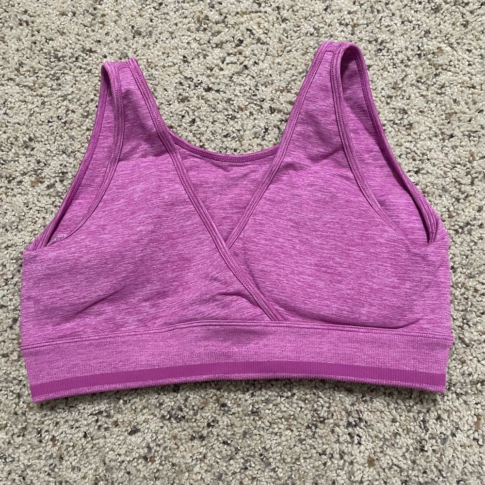 Buffbunny Large Pink Reversible Sports Bra